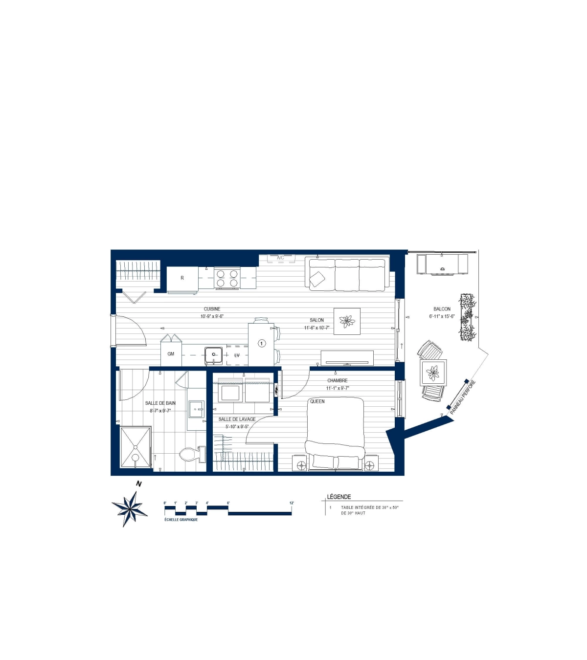 Plan Appartement 120