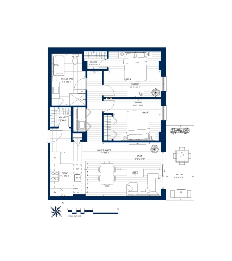 Plan Appartement 107