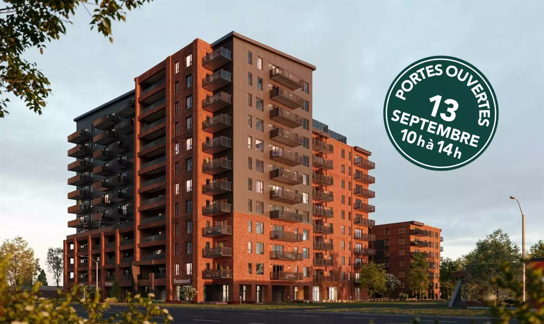 La Phase B du District GC vous ouvre ses portes! Le samedi 13 septembre, venez découvrir en primeur la phase B du District GC, un milieu de vie tout inclus au cœur de Lévis, pensé pour allier confort, commodité et style de vie urbain.