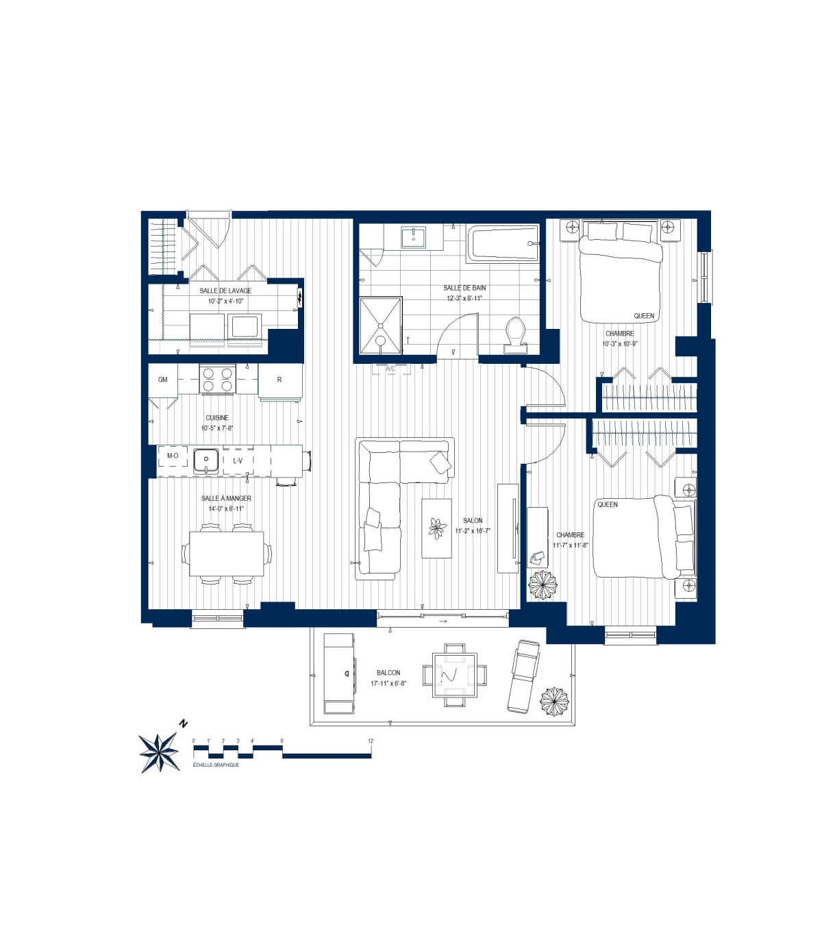 Plan Appartement 212