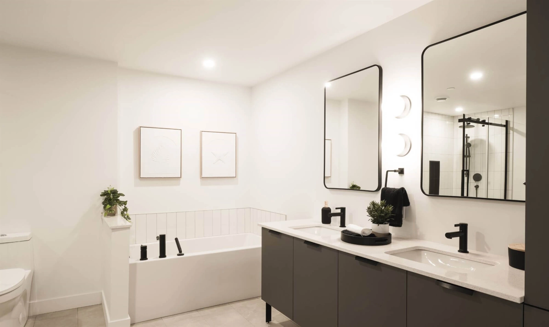 District GC - Phase B (5360) - Salle de bain de l'appartement modèle 4 1/2