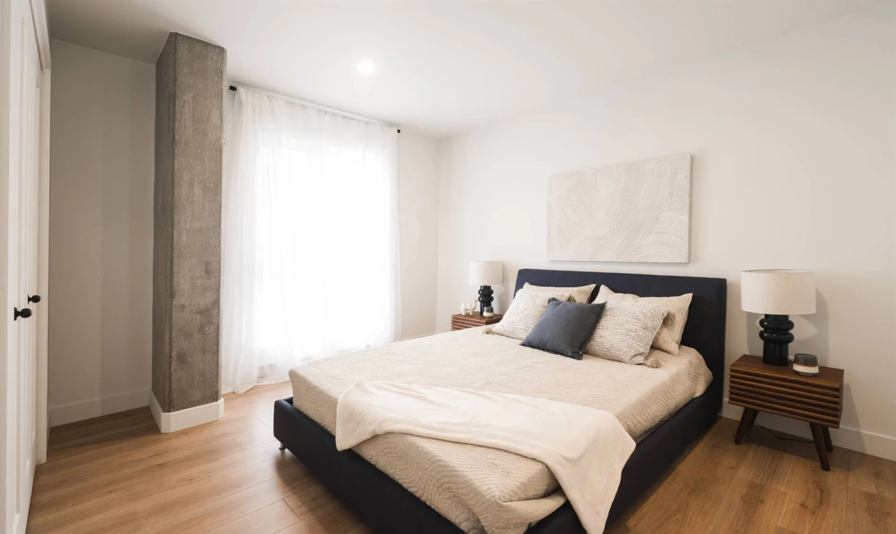 District GC - Phase B (5360) - Chambre de l'appartement modèle 4 1/2