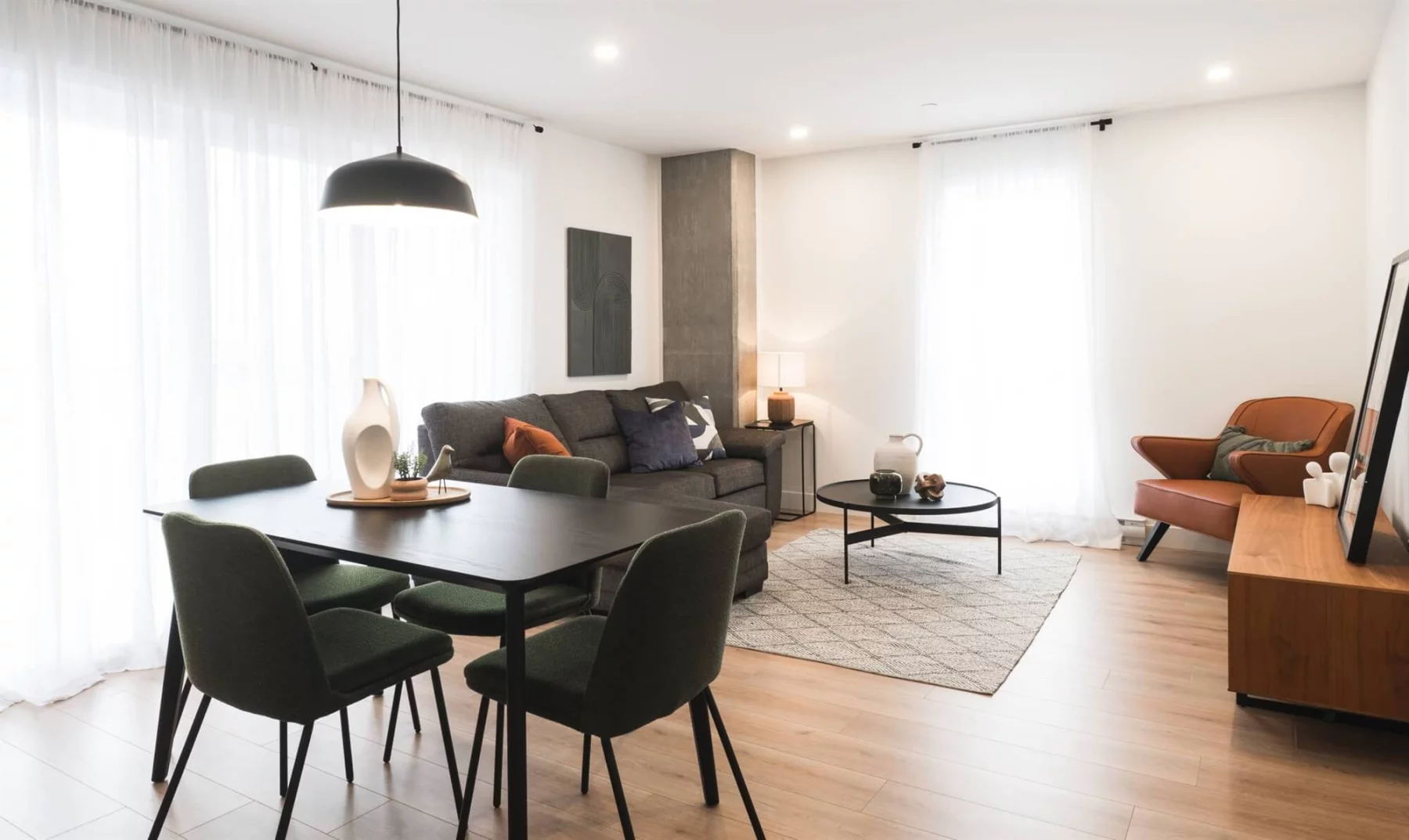 District GC - Phase B (5360) - Aire de vie de l'appartement modèle 4 1/2