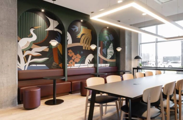 Oeuvre salon commun District GC