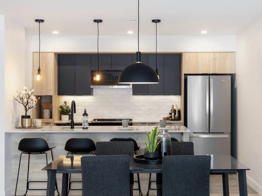 Cuisine appartement au Prisme à Sainte-Foy