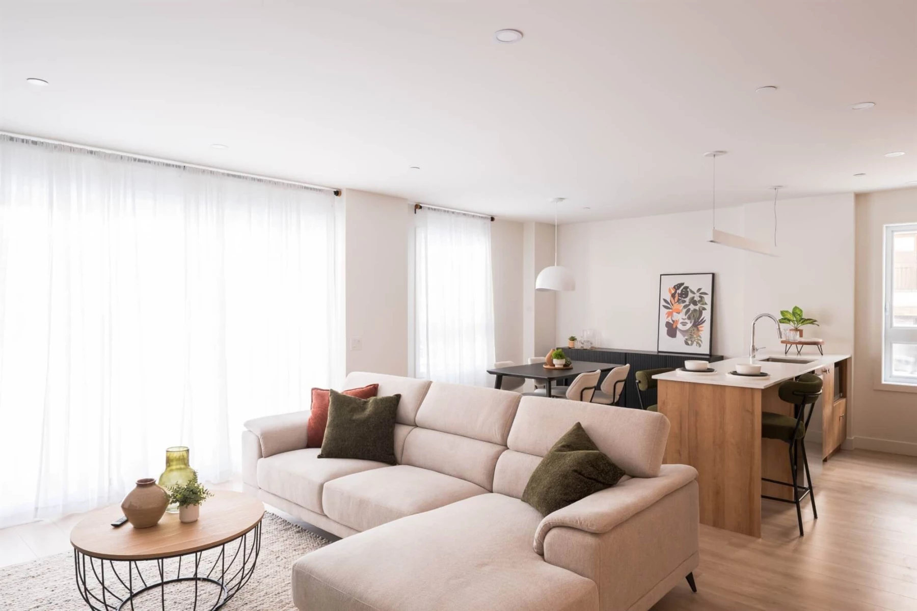 Tria - Phase B (212) - Aire de vie de l'appartement modèle 4 1/2