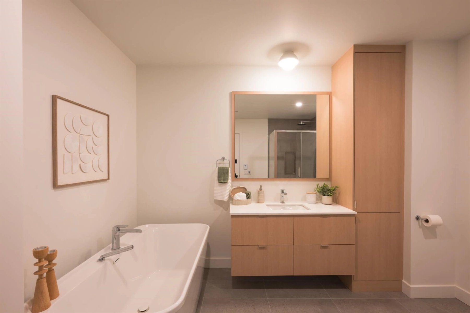 Tria - Phase B (212) - Salle de bain de l'appartement modèle 4 1/2