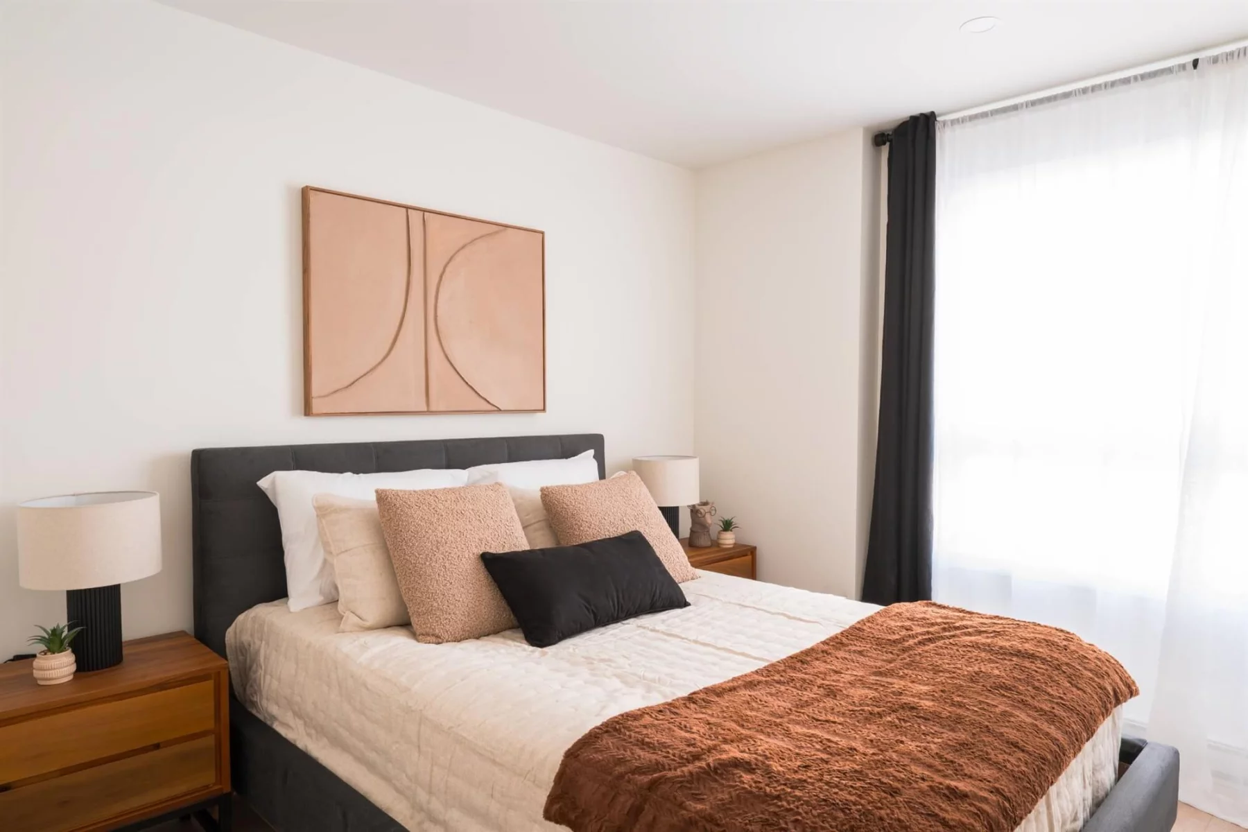 Tria - Phase B (212) - Chambre de l'appartement modèle 4 1/2