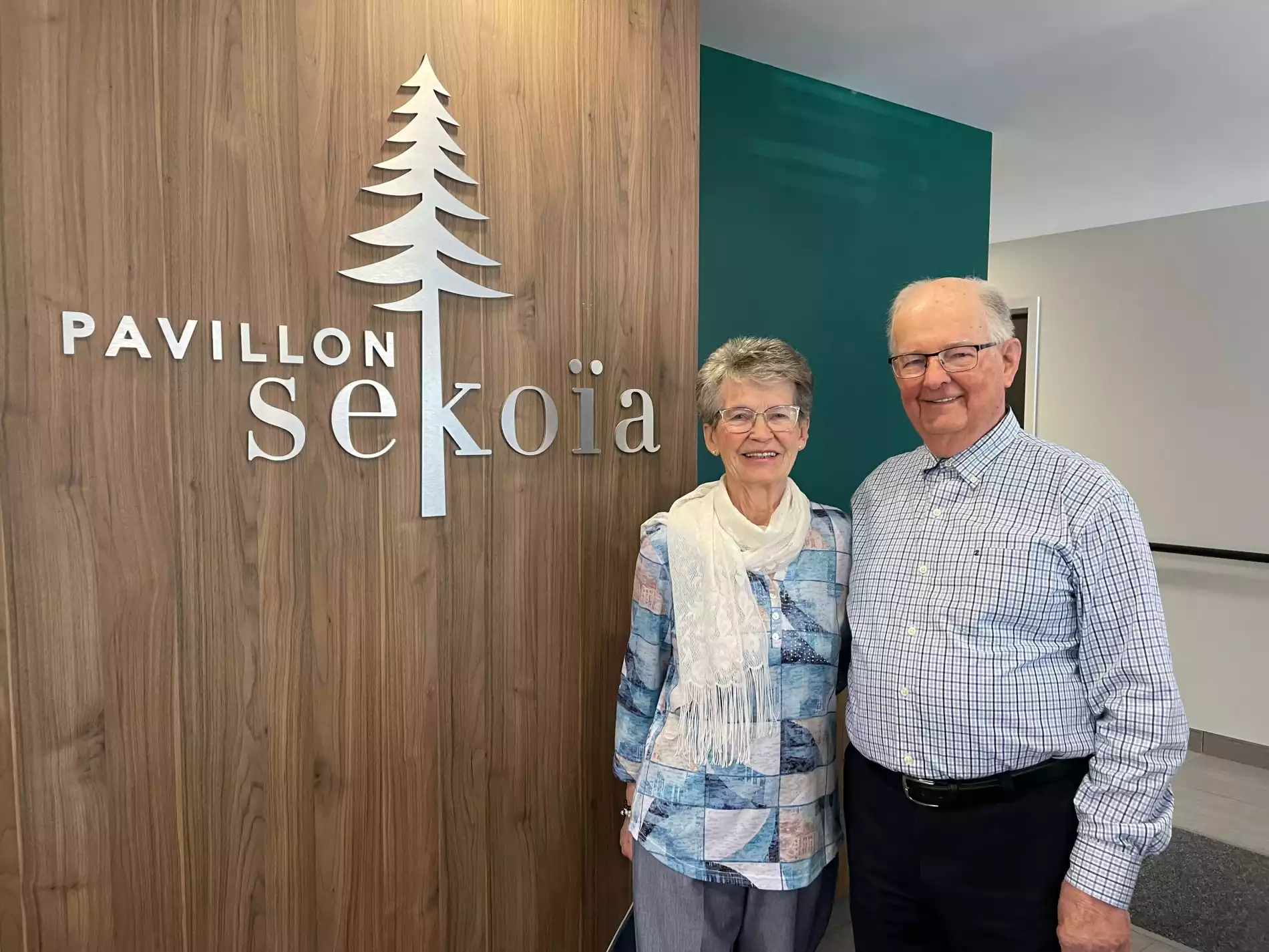 Résidents au Pavillon Sekoia, Denise et Gilles