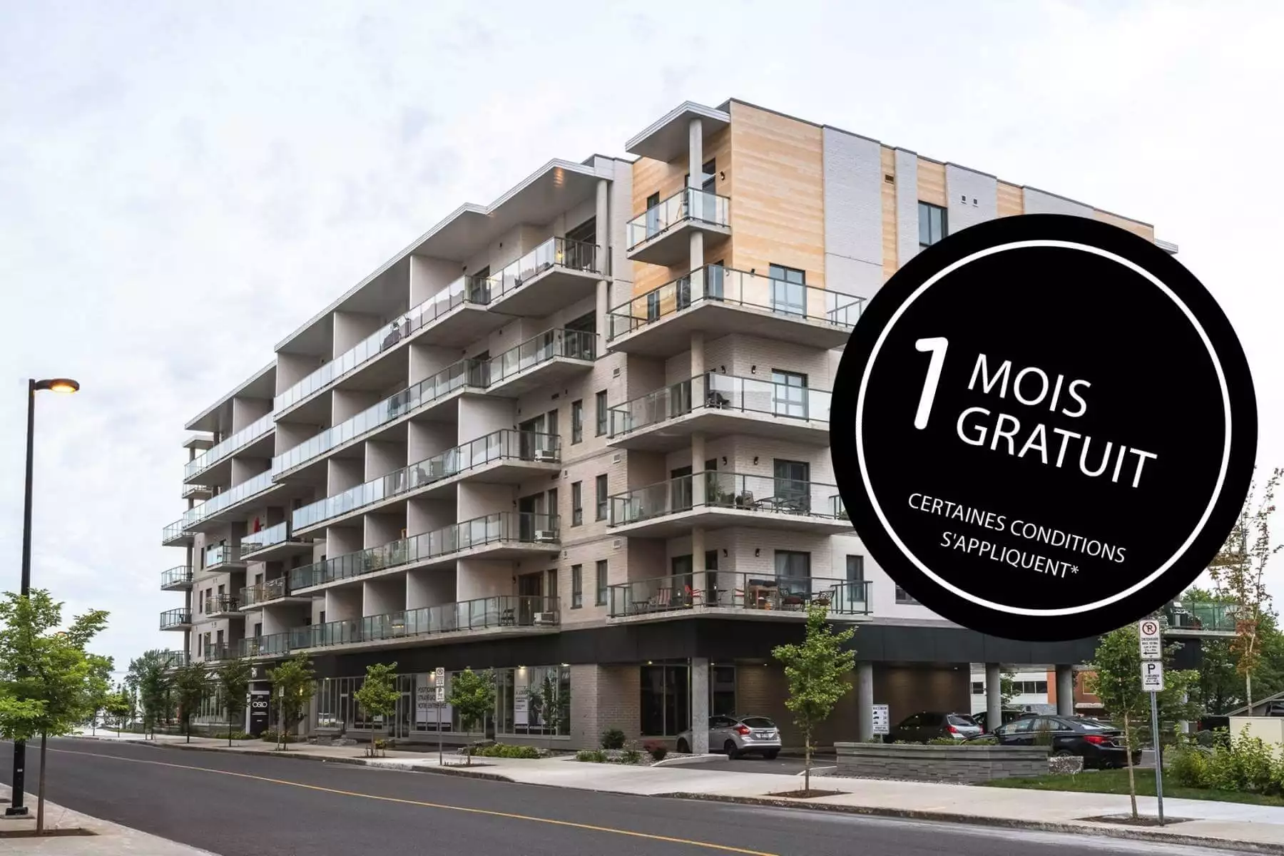 PROMOTION À L'OSLO – 1 mois gratuit lors de la signature d’un bail! Contactez l’un de nos agents de location pour obtenir tous les détails.