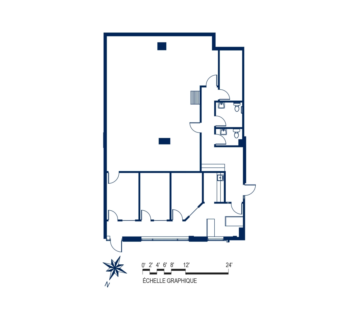 Plan Local commercial 1A