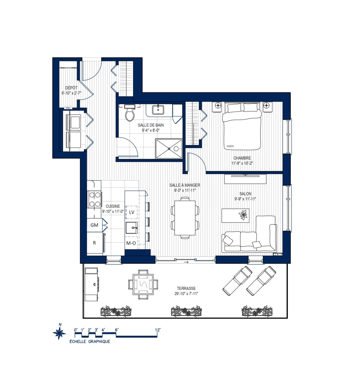Plan Appartement 701