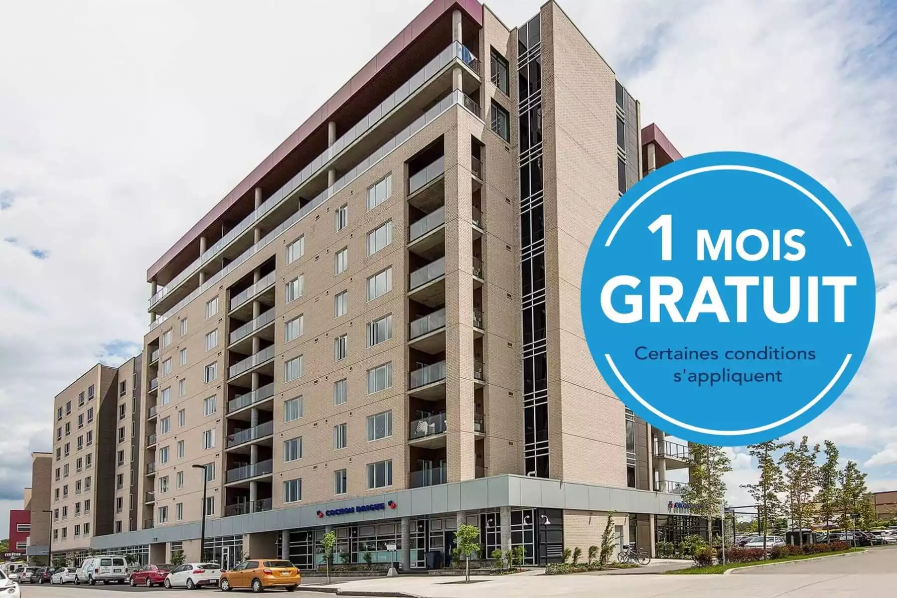PROMOTION AU MAGNÉTIK – 1 mois gratuit lors de la signature d’un bail! Contactez l’un de nos agents de location pour obtenir tous les détails.