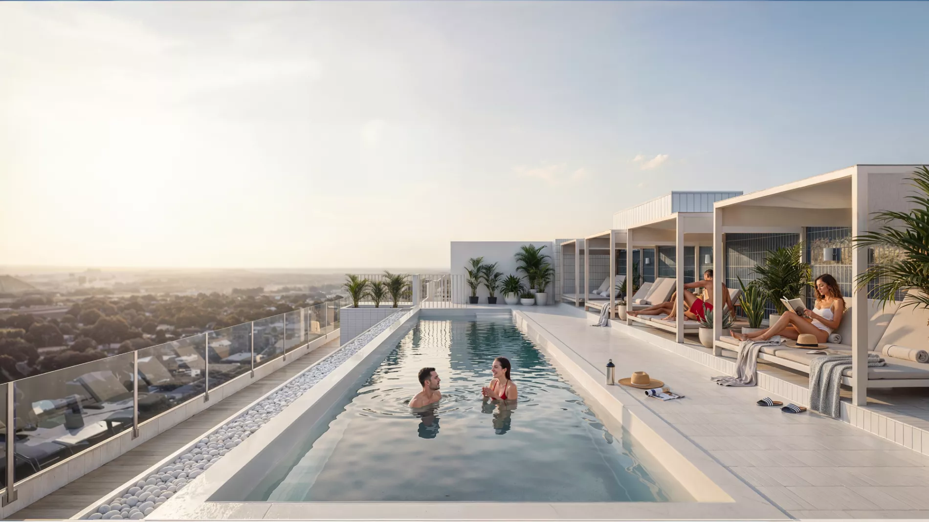 Piscine sur le toit Axel