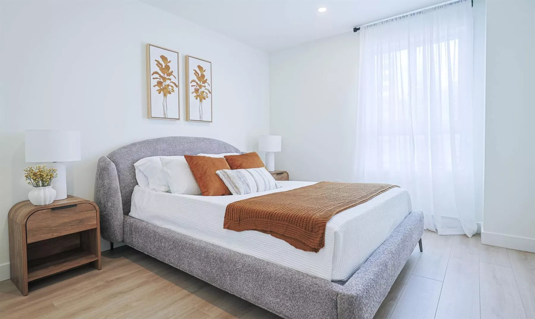 Tria - Phase C (495) - Chambre de l'appartement modèle 4 1/2