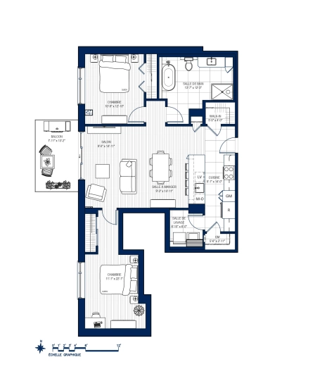 Plan Appartement 607