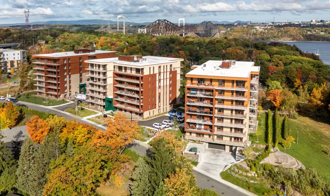 Immeuble extérieur Allée St-Georges à Lévis