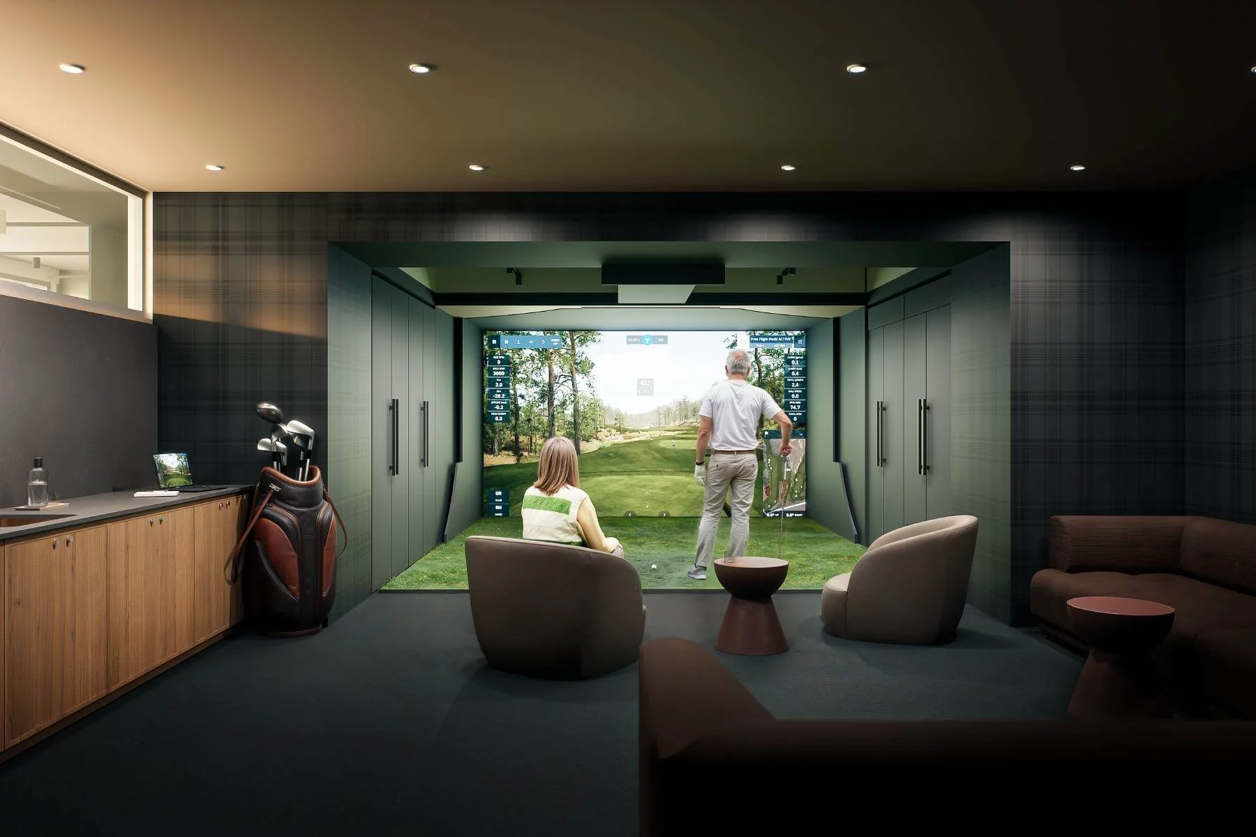 Le Mulligan - Golf virtuel - Visuel 3D
