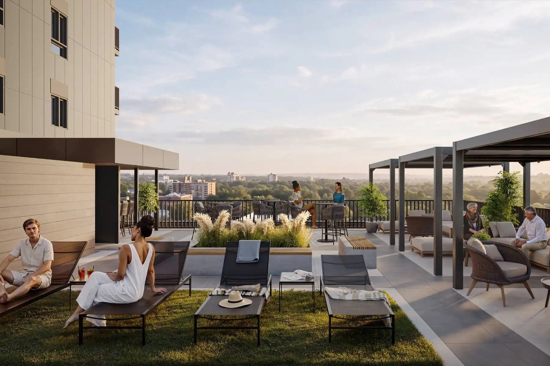 Terrasse sur le toit Élie Ste-Foy
