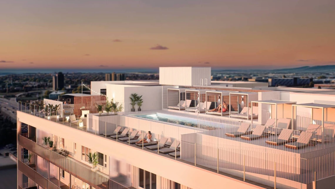 Terrasse sur le toit Axel Laurier