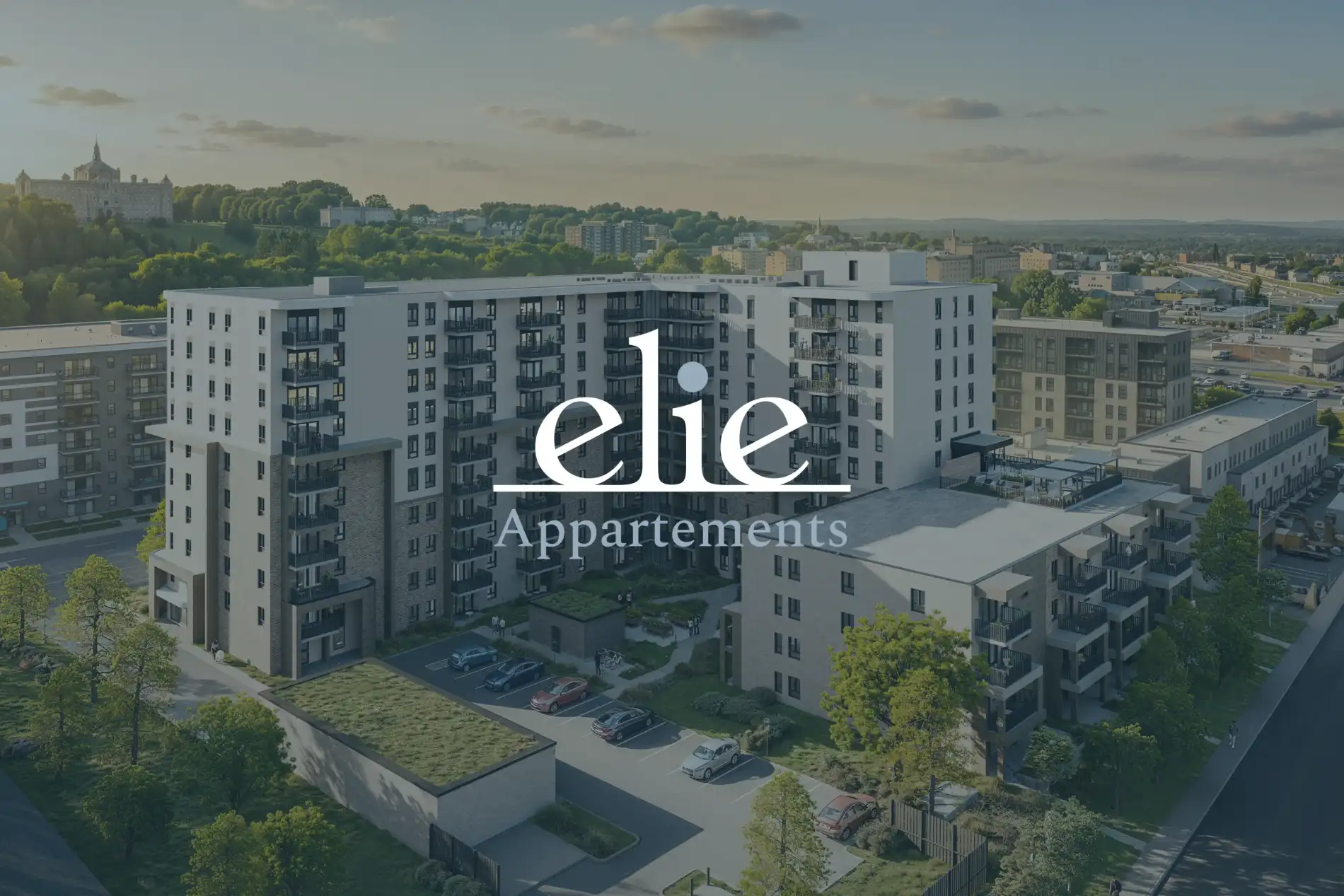 Vue extérieure projet immobilier Elie Sainte-Foy